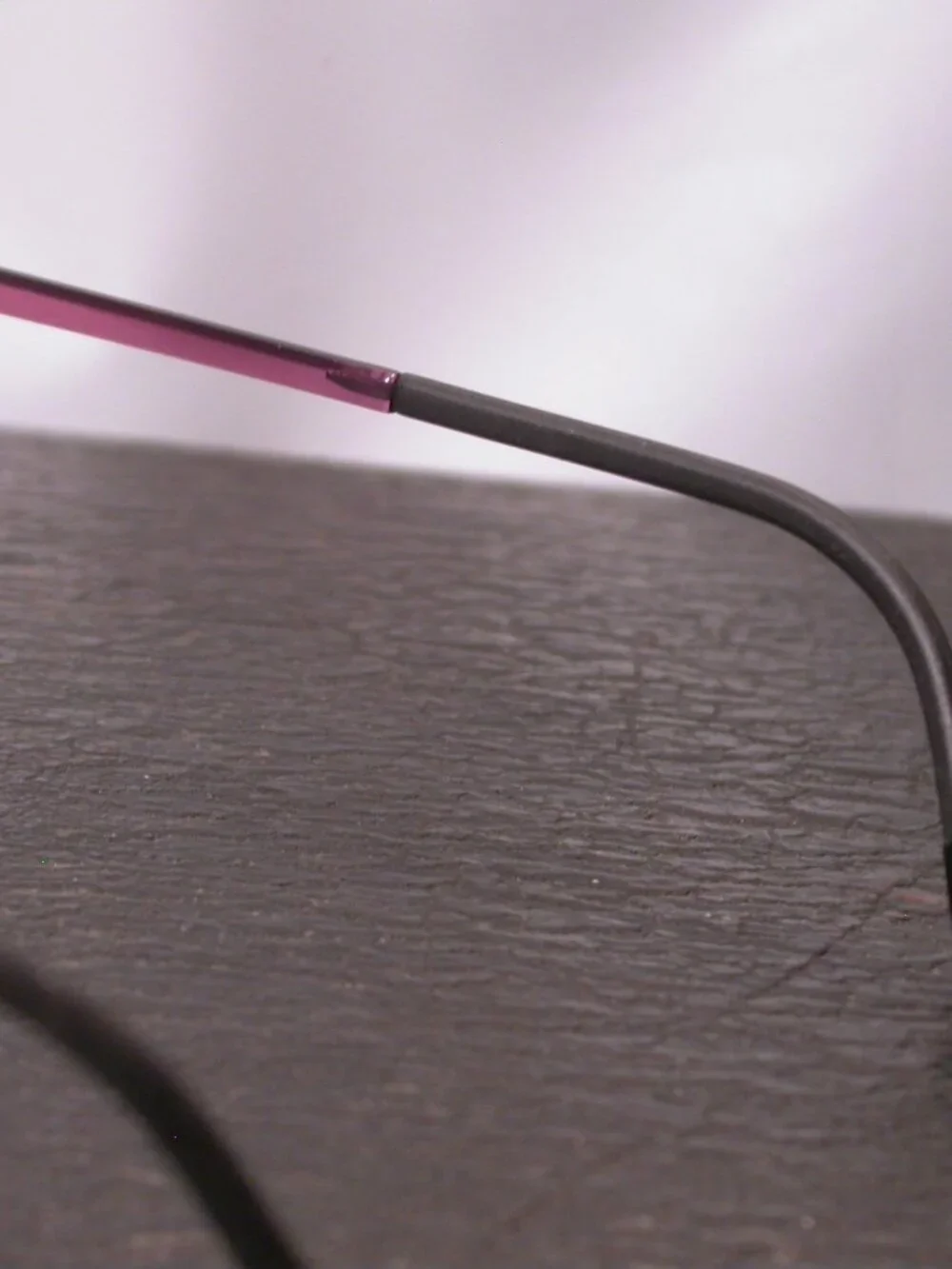 Silhouette Titan Purple Clear and Black Light Weight Eyeglasses Made in Austria